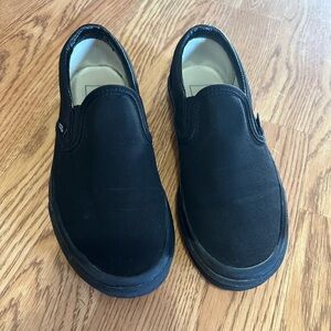 Vans Black/Black Slip on Shoe
